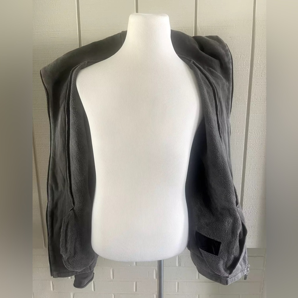 THE VIRIDI ANNE Hoodie Zip GRAY Jacket EXC Sweatshirt JAPAN Size 2 Medium M - Picture 7 of 16